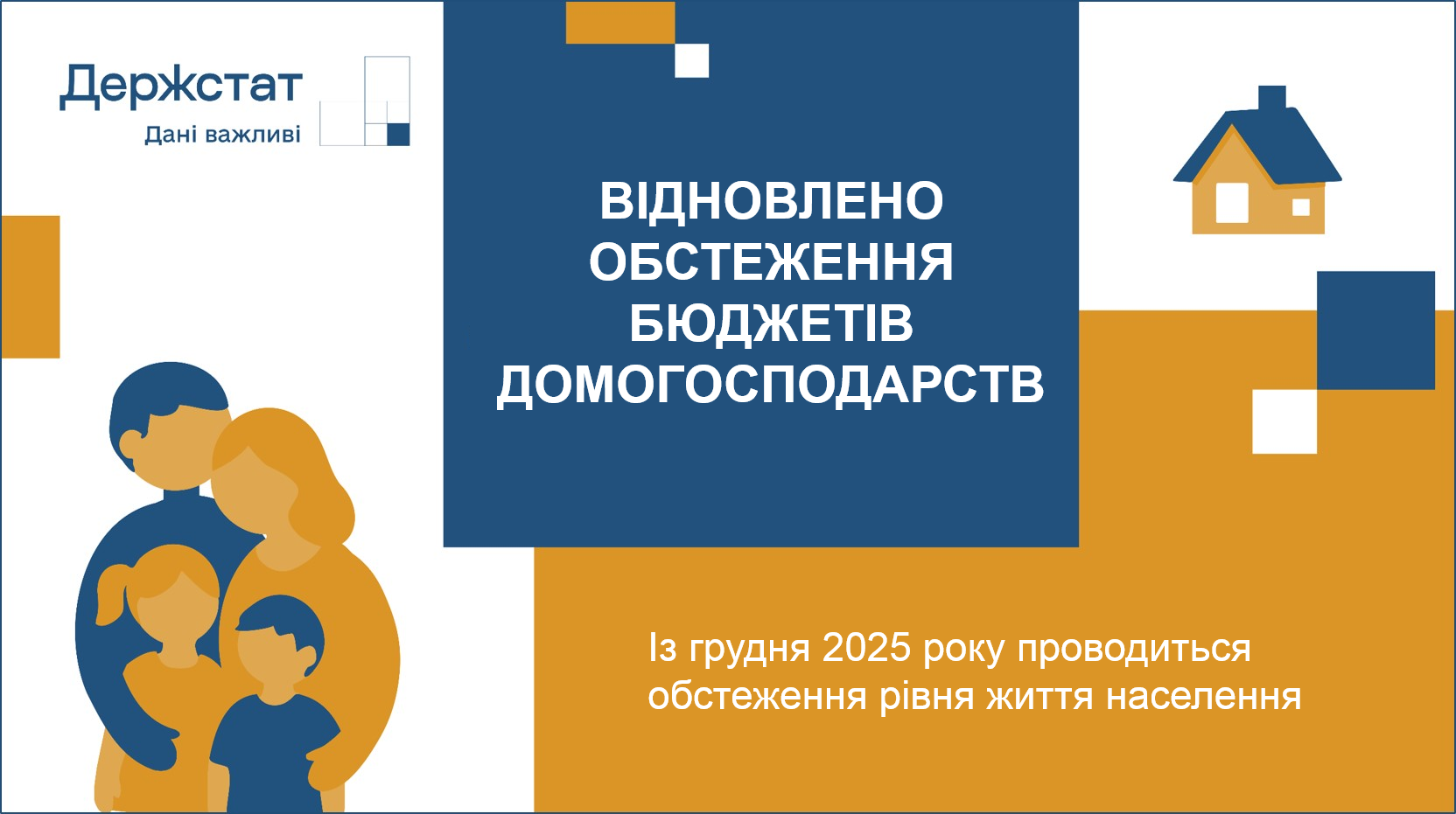 Відновлено опитування бюджетів домогосподарств